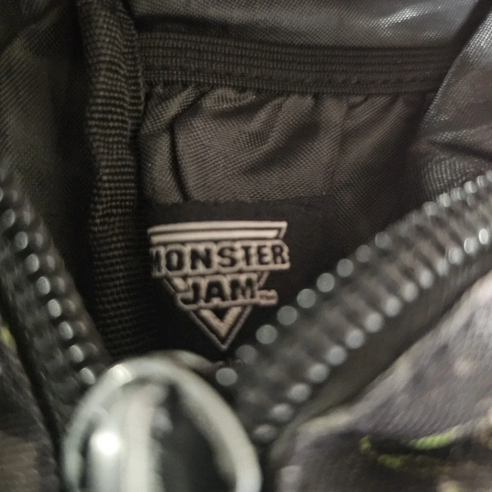 Vintage Grave Digger Race Team Back Pack Monster Jam Bad To The‎ Bone